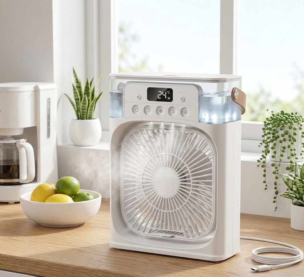 Cooling Fan With Ice